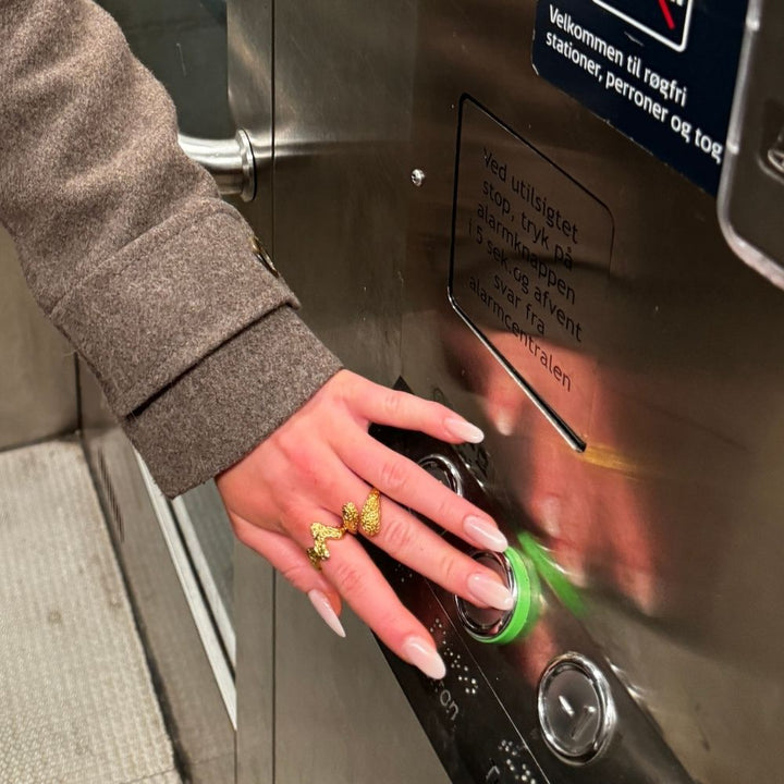 Wavy - Ring Forgyldt