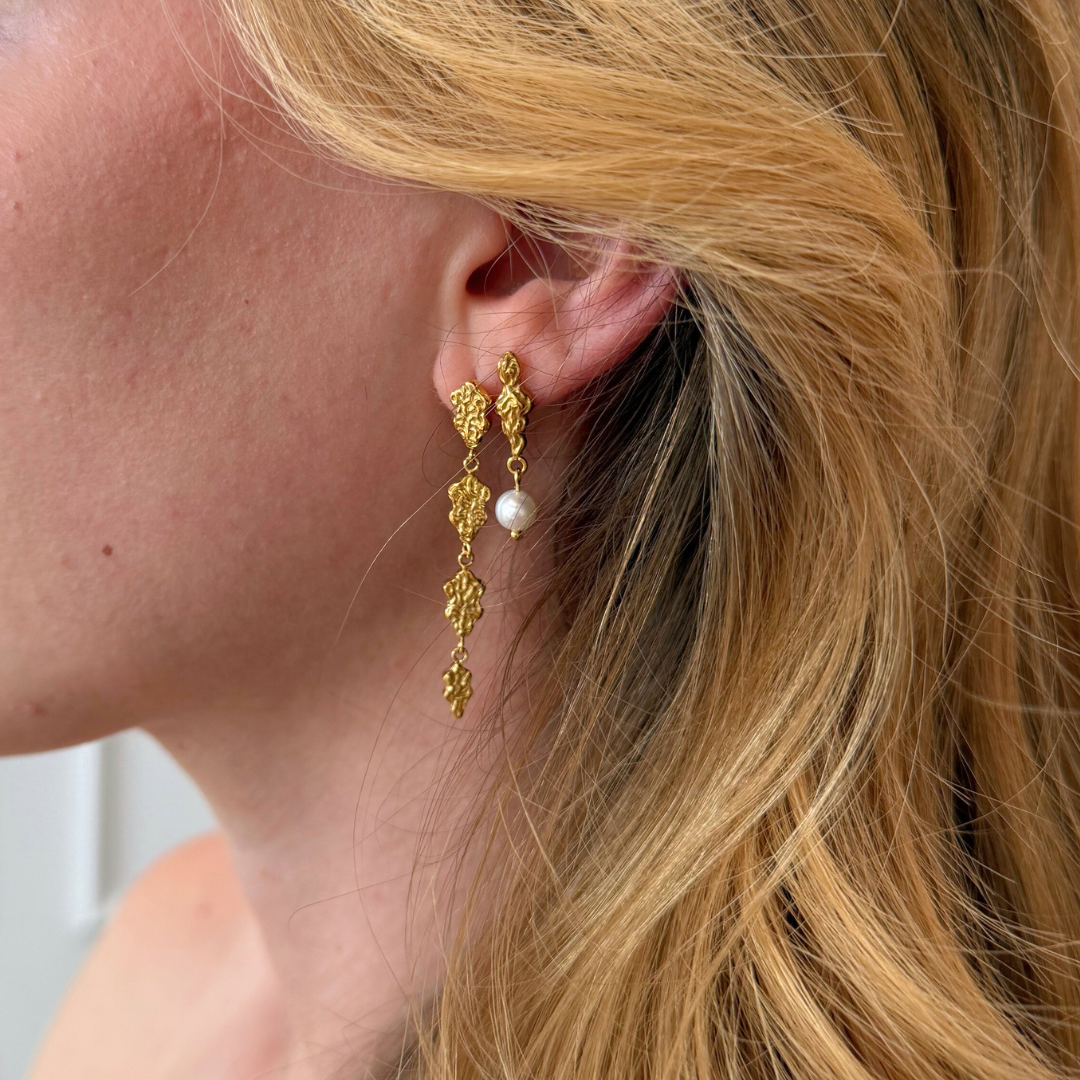 Sophia Øreringe - Forgyldt