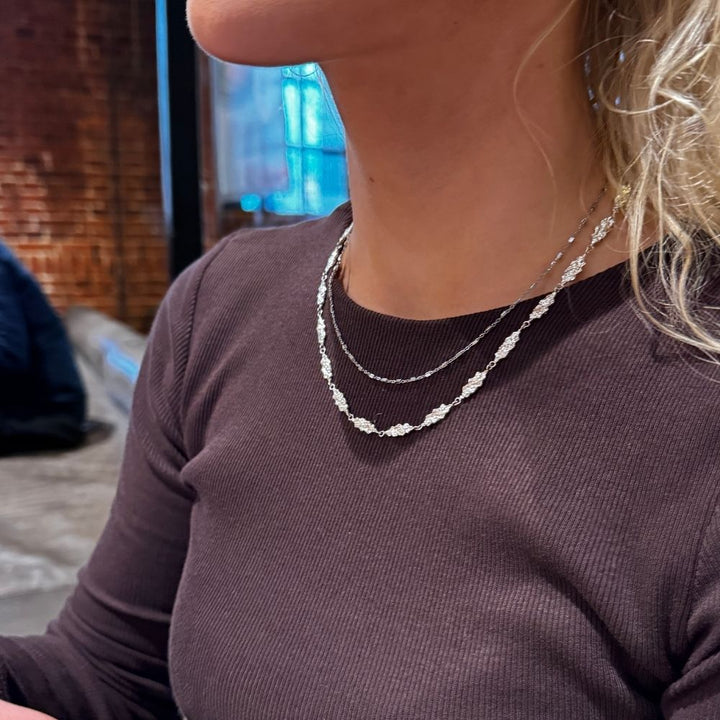 Square - Halskæde Stål