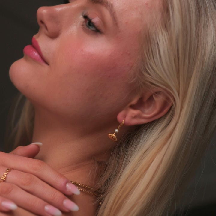 Darya - Øreringe Forgyldt