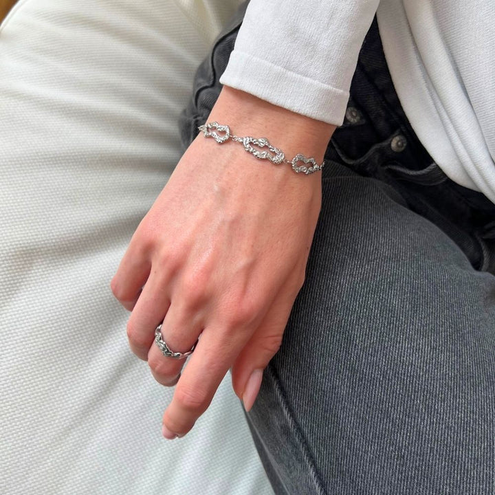 Echo - armbånd stål