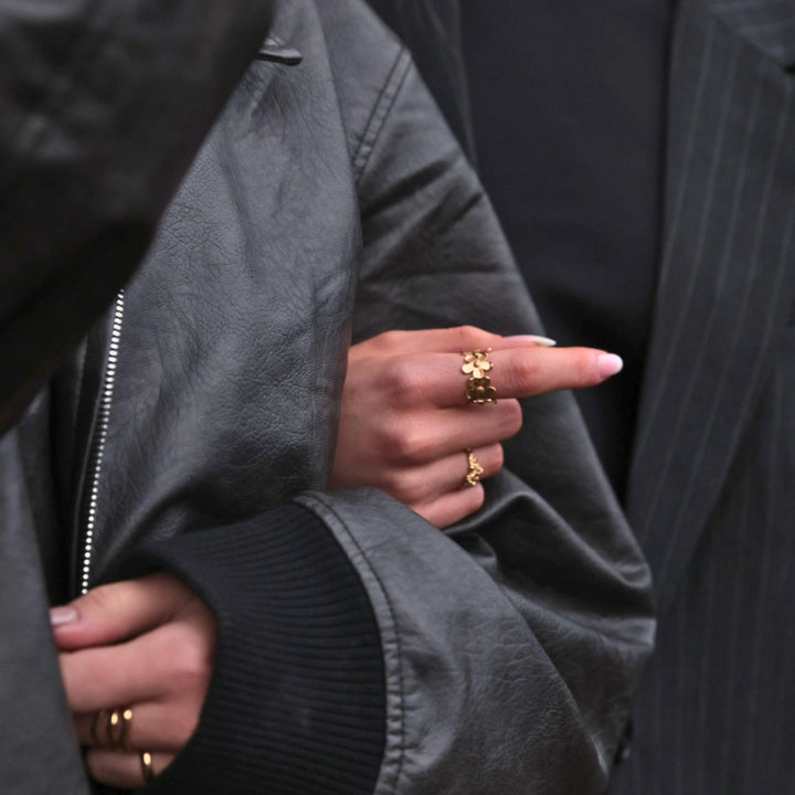 Camellia - Ring Forgyldt