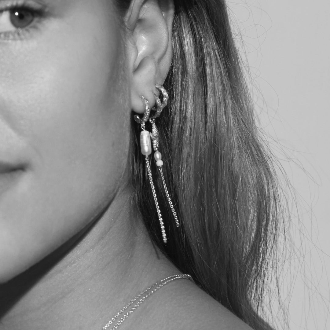 Beach - Earrings Silver