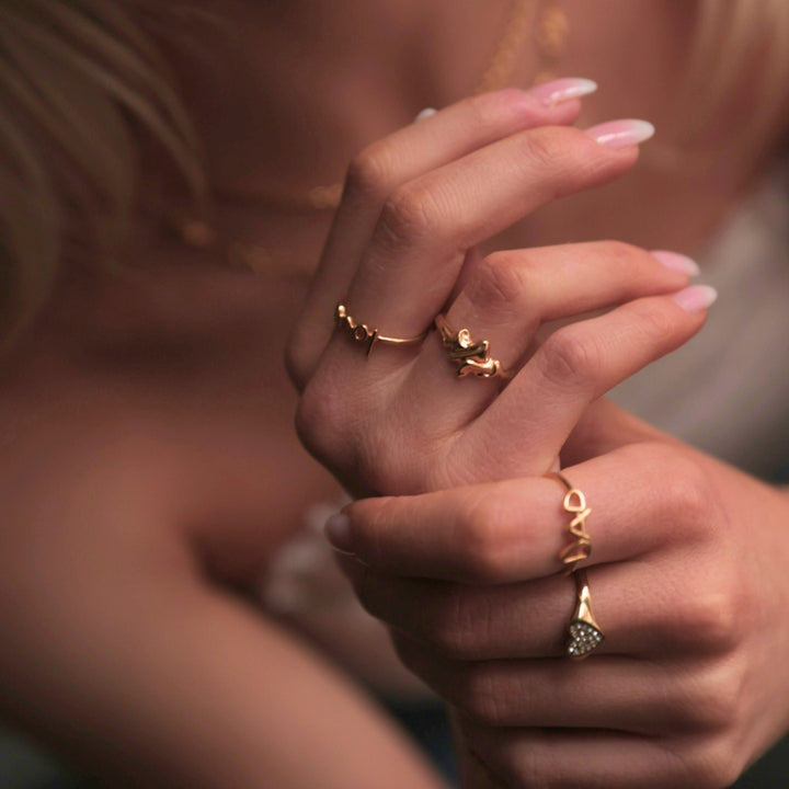 Oceana - Ring Forgyldt