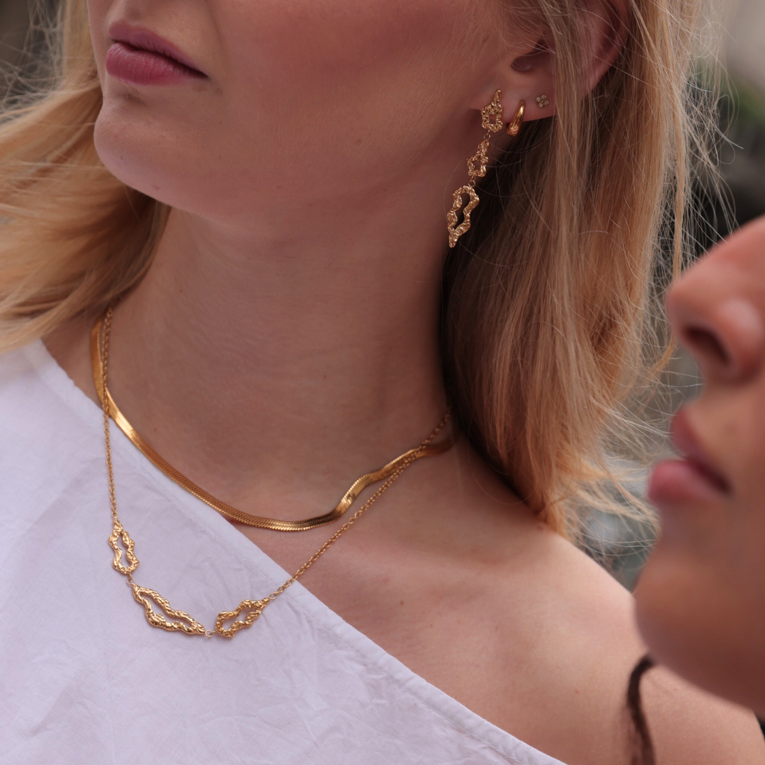 Echo - Halskæde Forgyldt