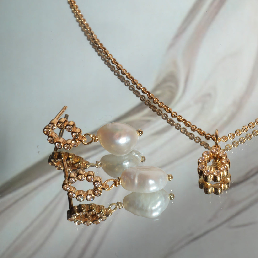 Leonora - Necklace Gold plated