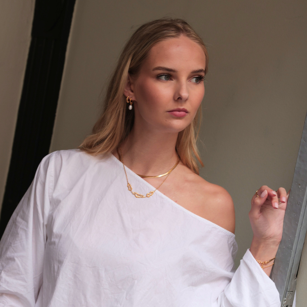 Echo - Halskæde Forgyldt