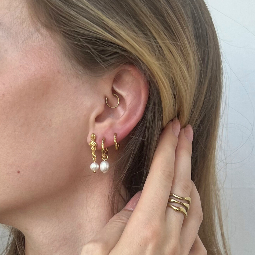 Freja - Creoler Forgyldt