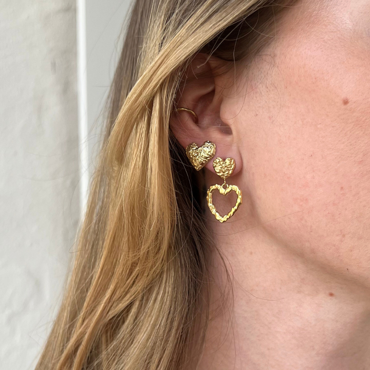 Cinta - Øreringe Forgyldt