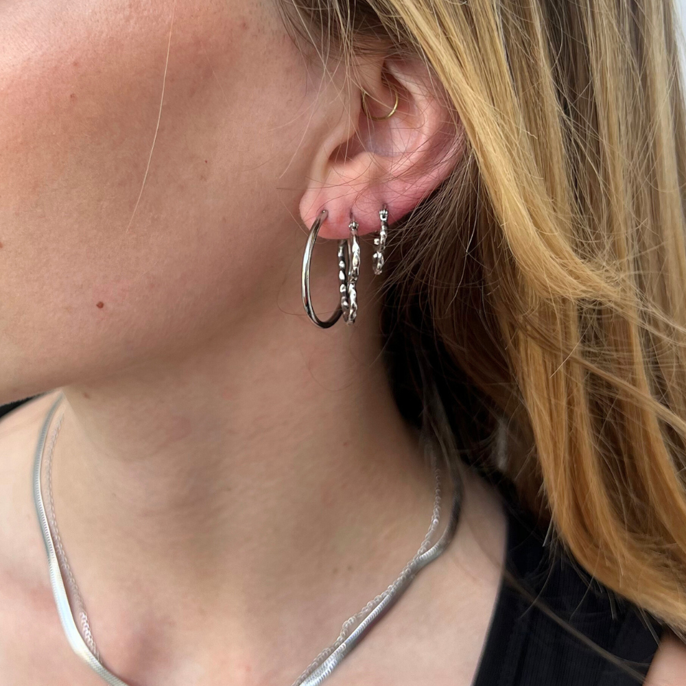 Sia - Øreringe Stål