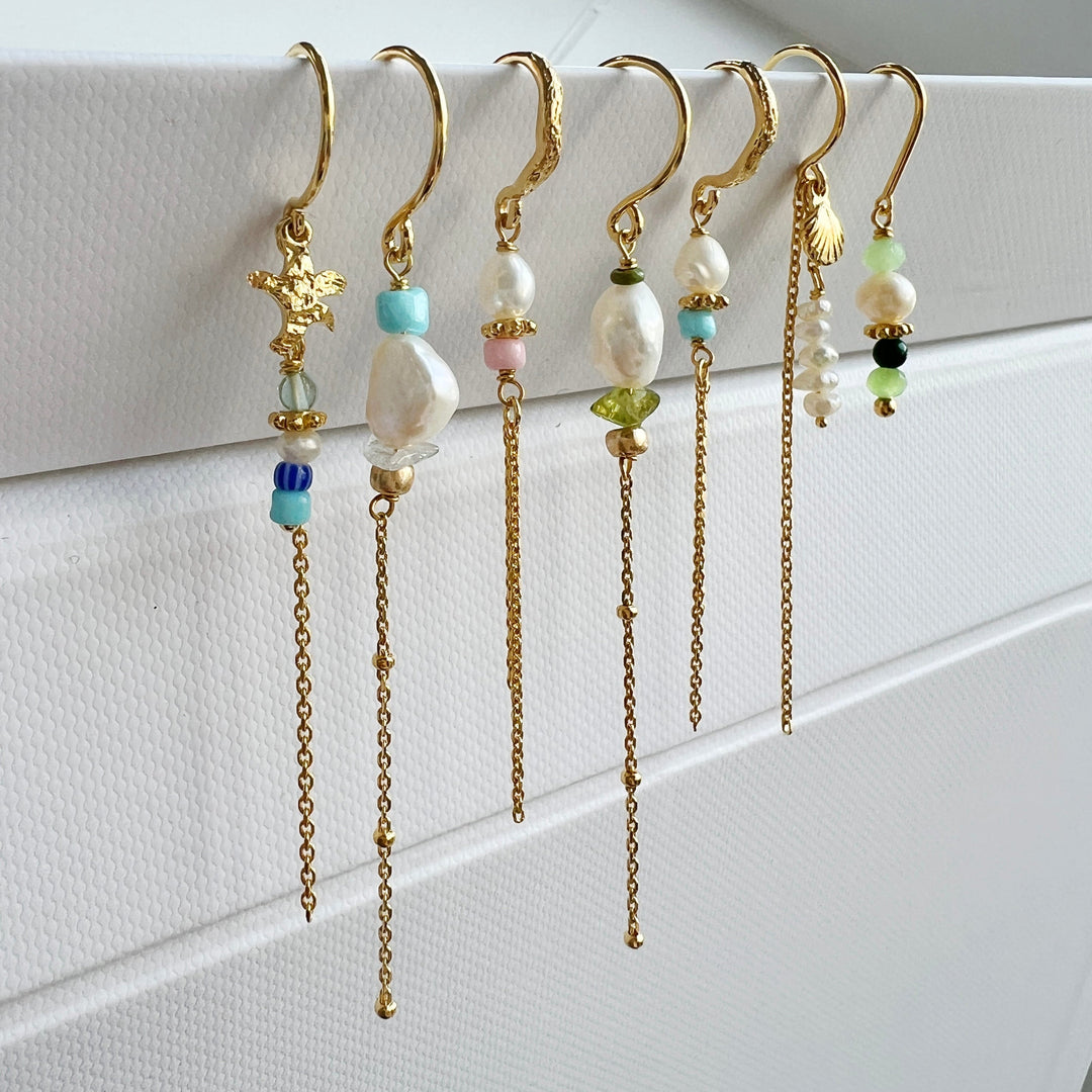 Beach - Earrings Gold plated