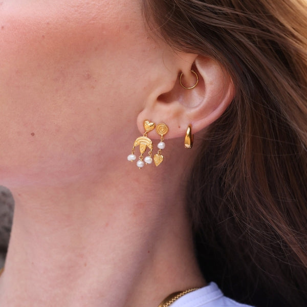 Coco - Øreringe Forgyldt