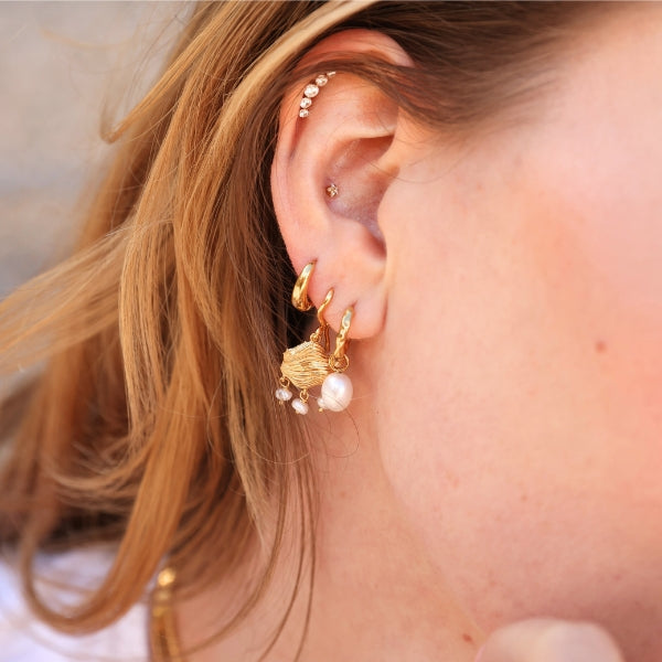 Coco - Øreringe Forgyldt