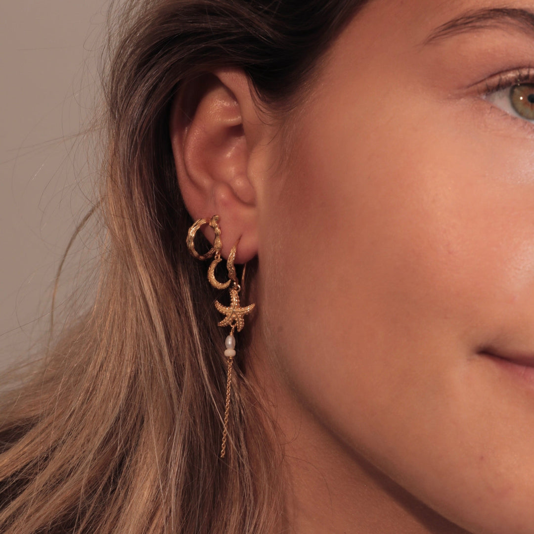 Marina - Earrings Gold plated