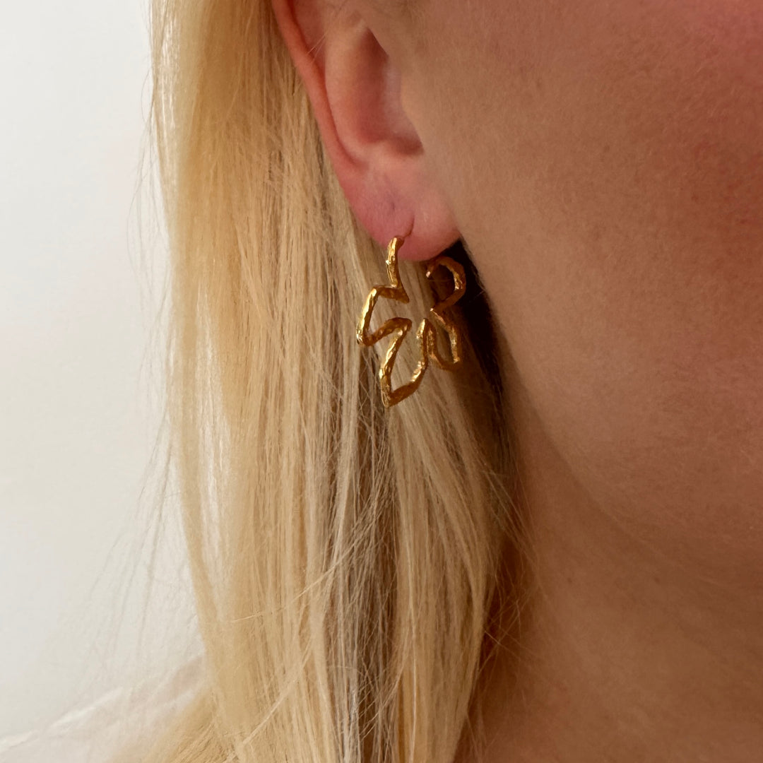 Blumie - Øreringe Forgyldt