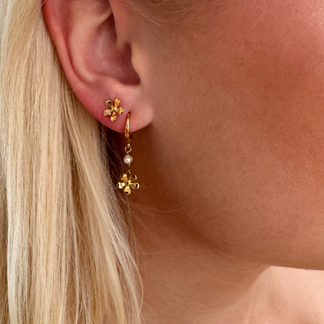 Celeste - Øreringe Forgyldt