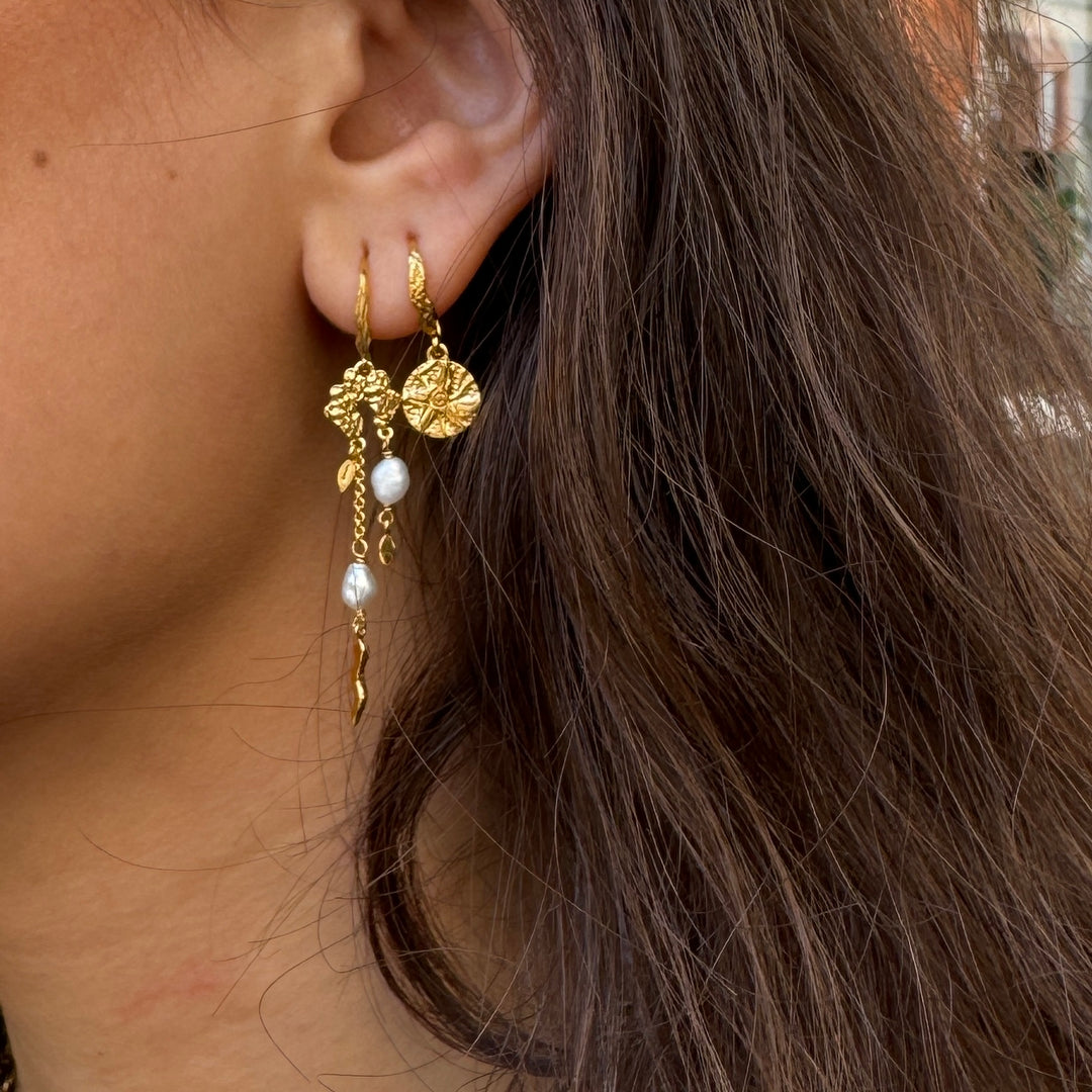 Beach - Earrings Gold plated