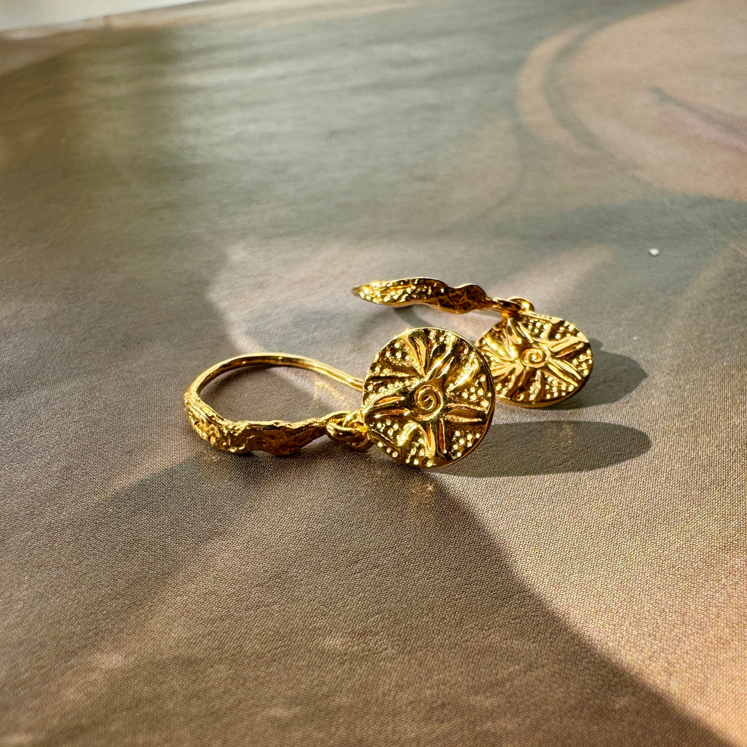 Beach - Earrings Gold plated