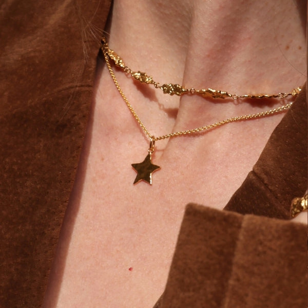 Skyla - Halskæde Forgyldt