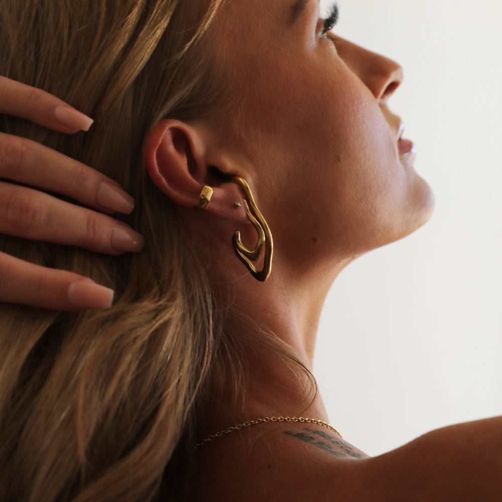 Signe Kragh x Sistie2ND - Ear Cuff Gold Plated