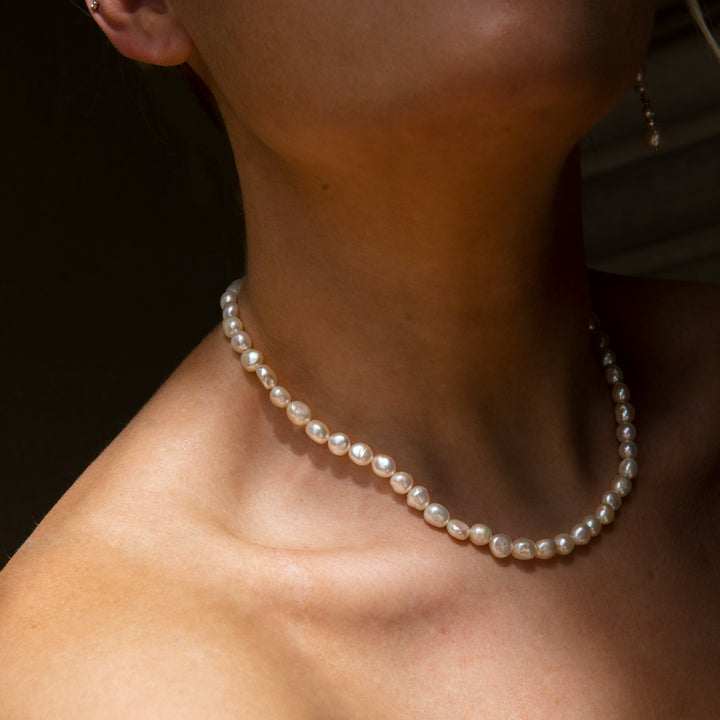 Passion - Pearl necklace Gold plated