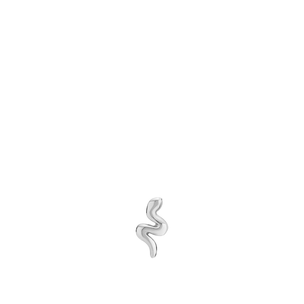 Petite snake - Earring Silver