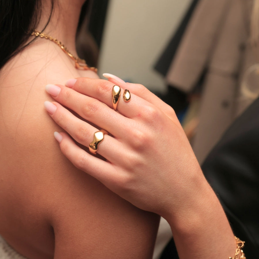 Drops - Ring Forgyldt