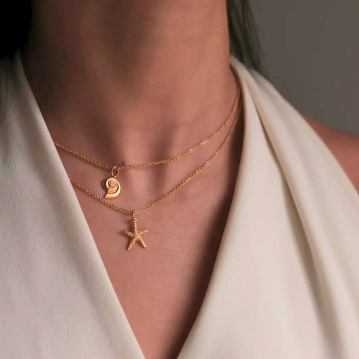 Selina - Halskæde Forgyldt