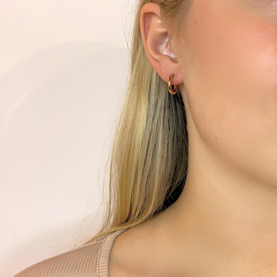 Hoops - Øreringe Forgyldt