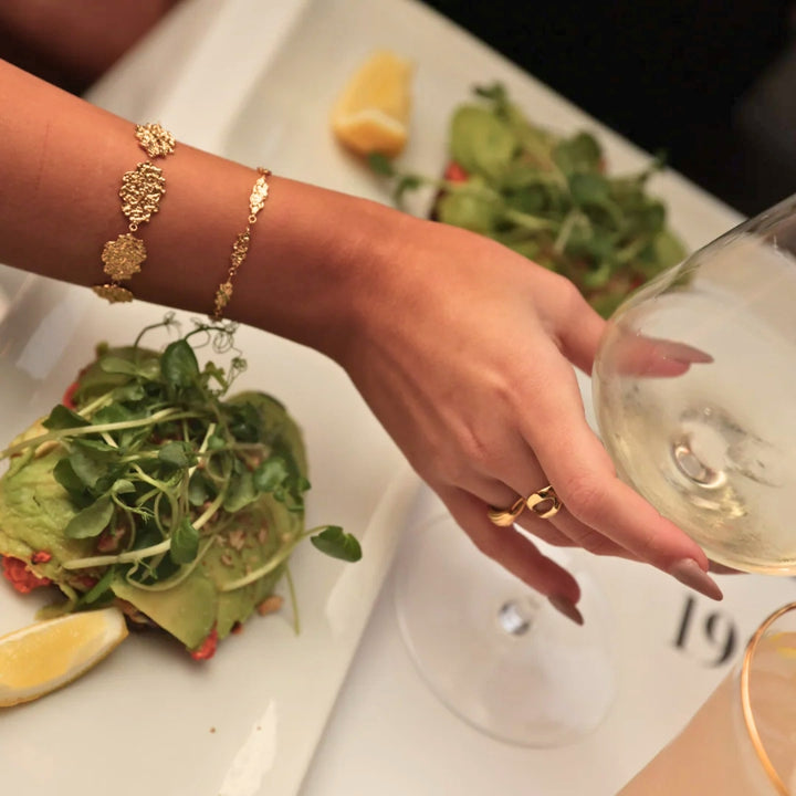 Sophia - Armbånd Small Forgyldt