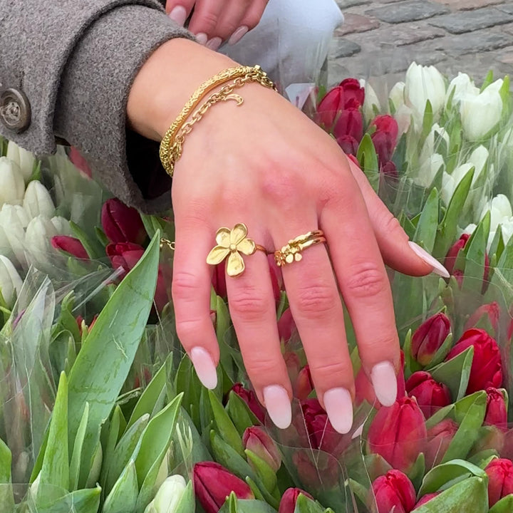 Blumie - Ring Forgyldt