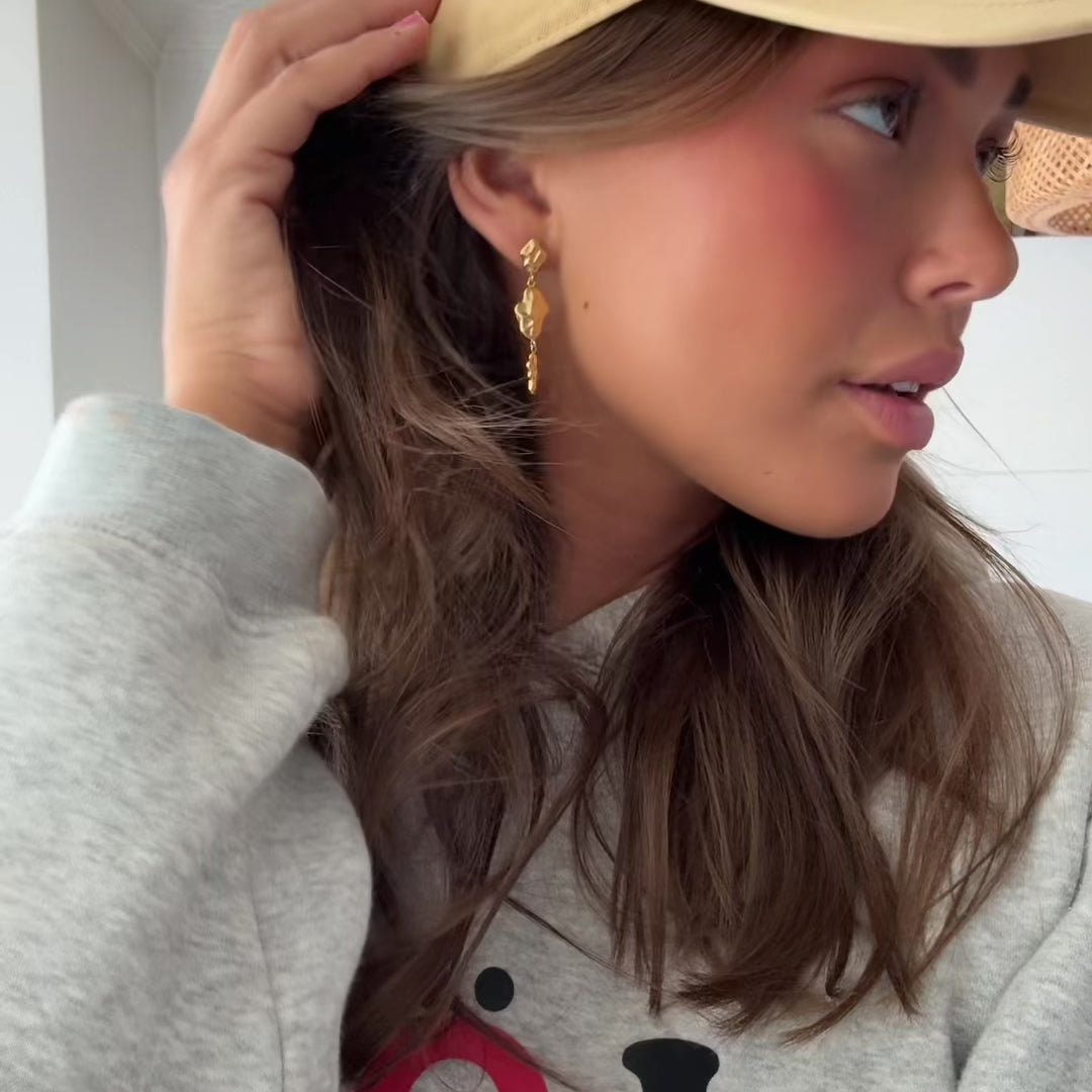 Aria - Øreringe Forgyldt