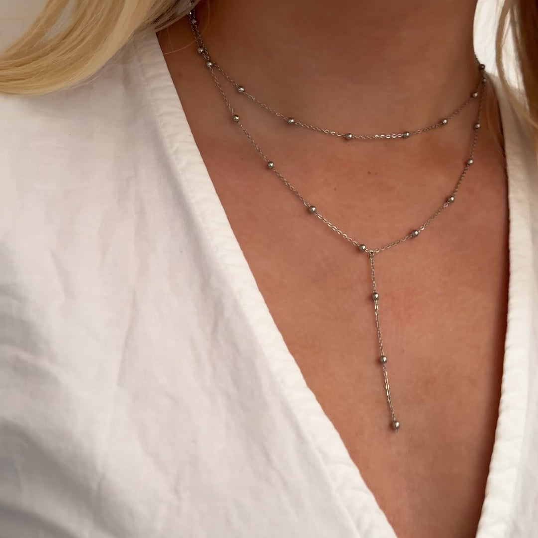 Bubble - Halskæde Stål