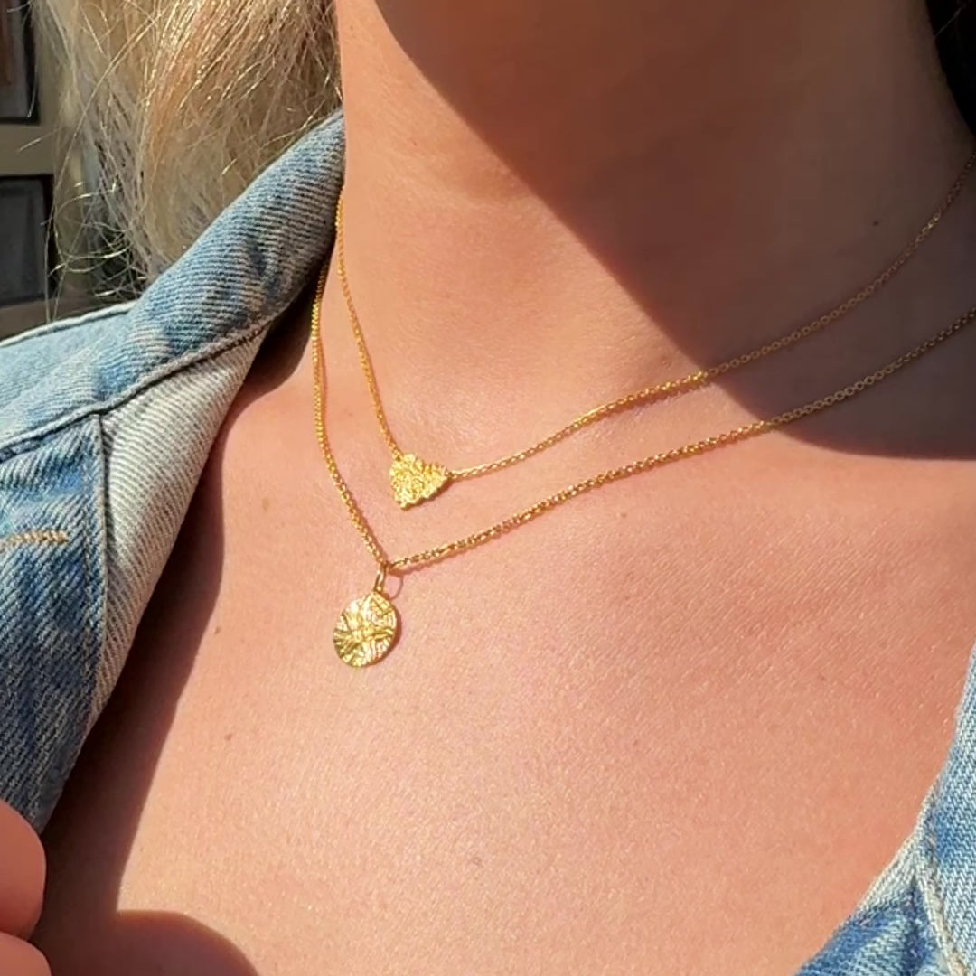 Care - Necklace Gold plated