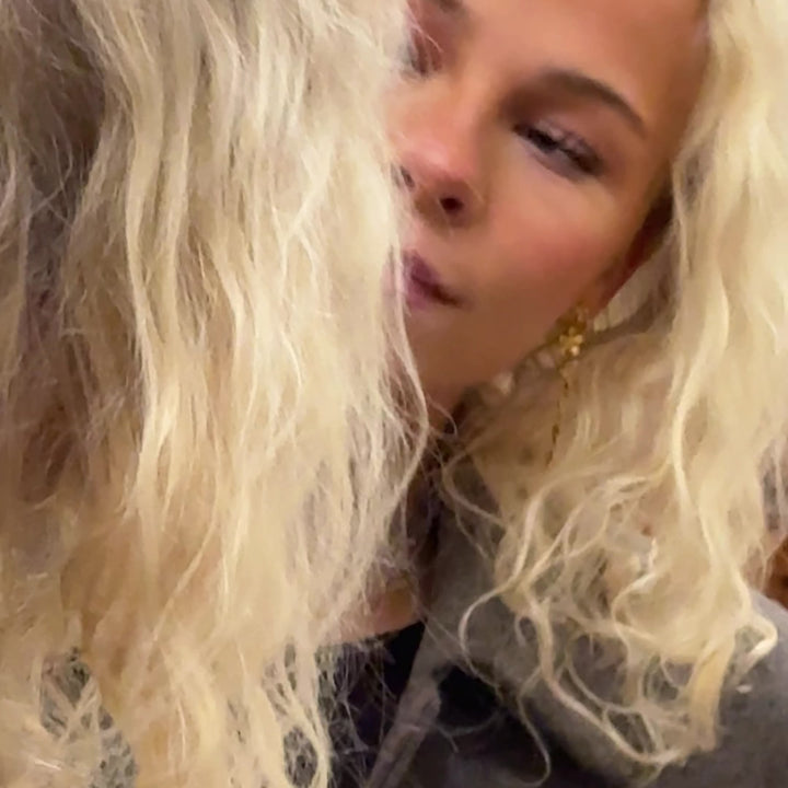 Celeste - Øreringe Forgyldt