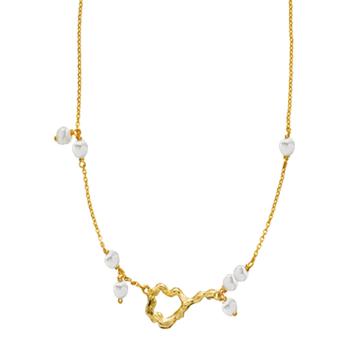 Lärke Bentsen x Sistie - Necklace Gilded with freshwater pearl