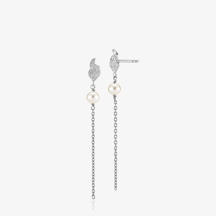 Matti - Long Earrings Silver