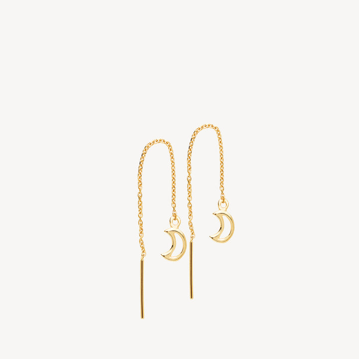 Metis - Chain earring Gold plated