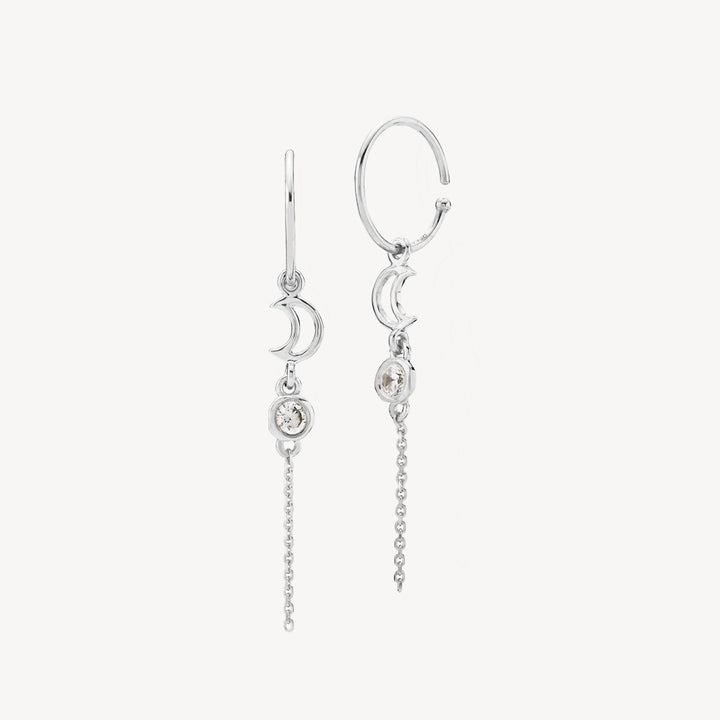 Metis - Earring Silver with zircon