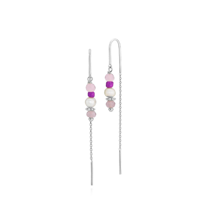 Simona - Earring pink Silver