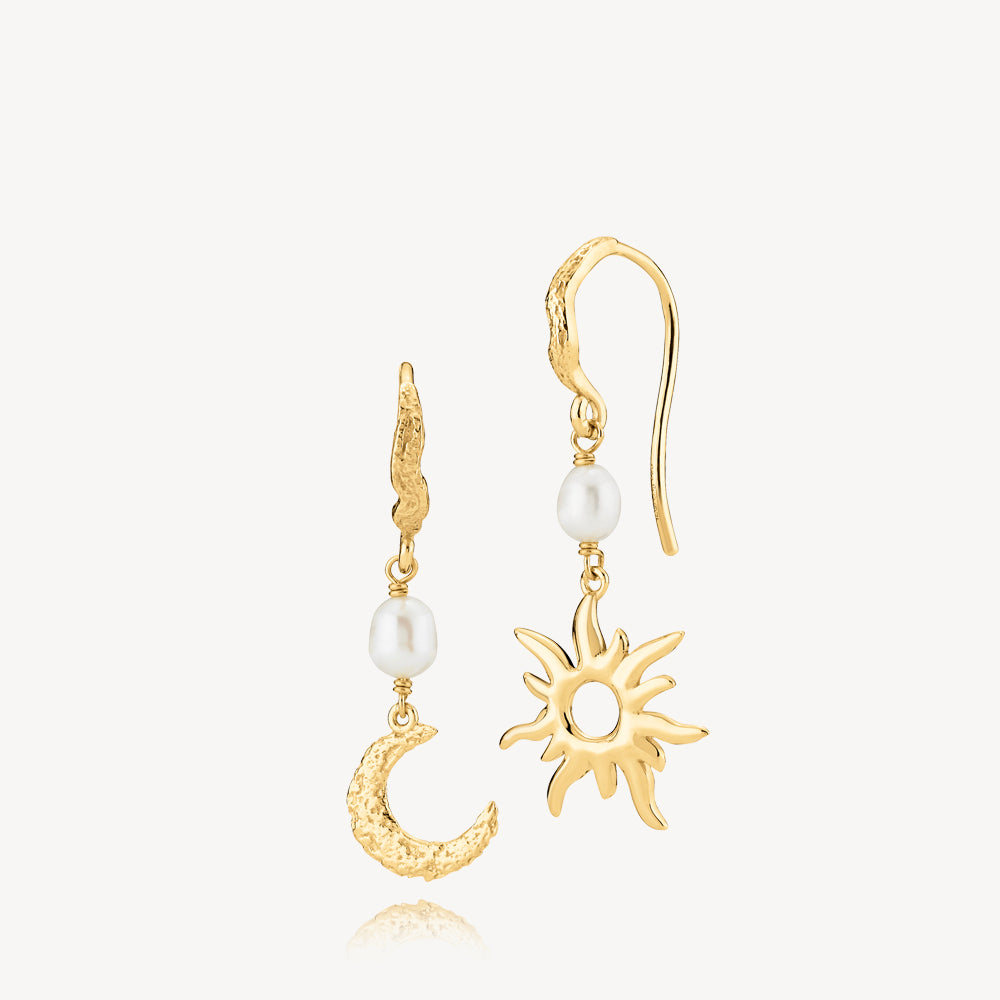 Universe - Earrings Gold plated