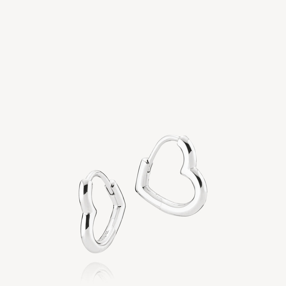 Heartie - Earrings Silver