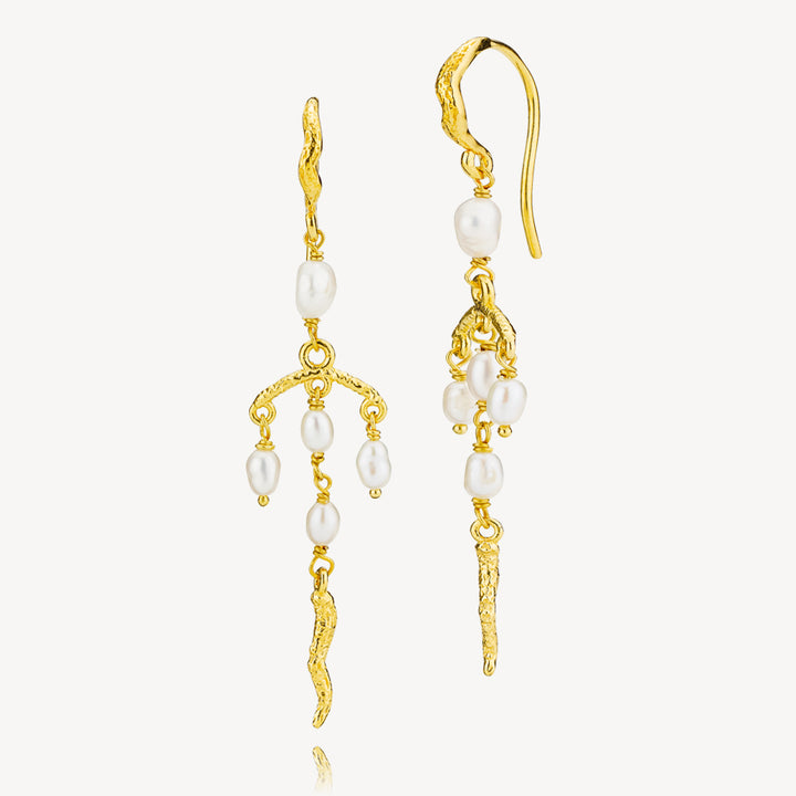 Rosa - Earrings Gold plated