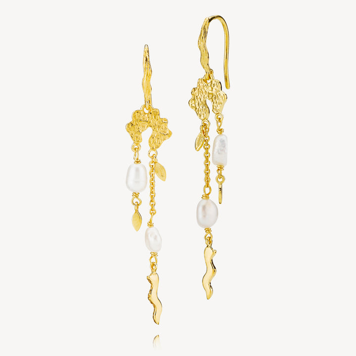 Rosa - Earrings Gold plated