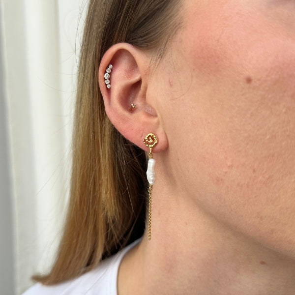 Isola - Øreringe Forgyldt