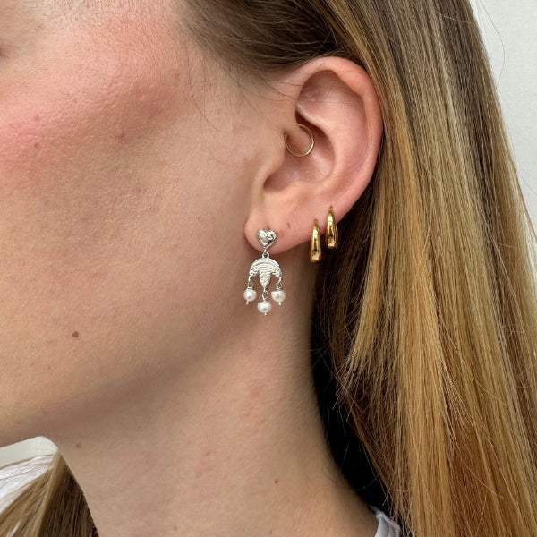 Coco - Øreringe Sølv