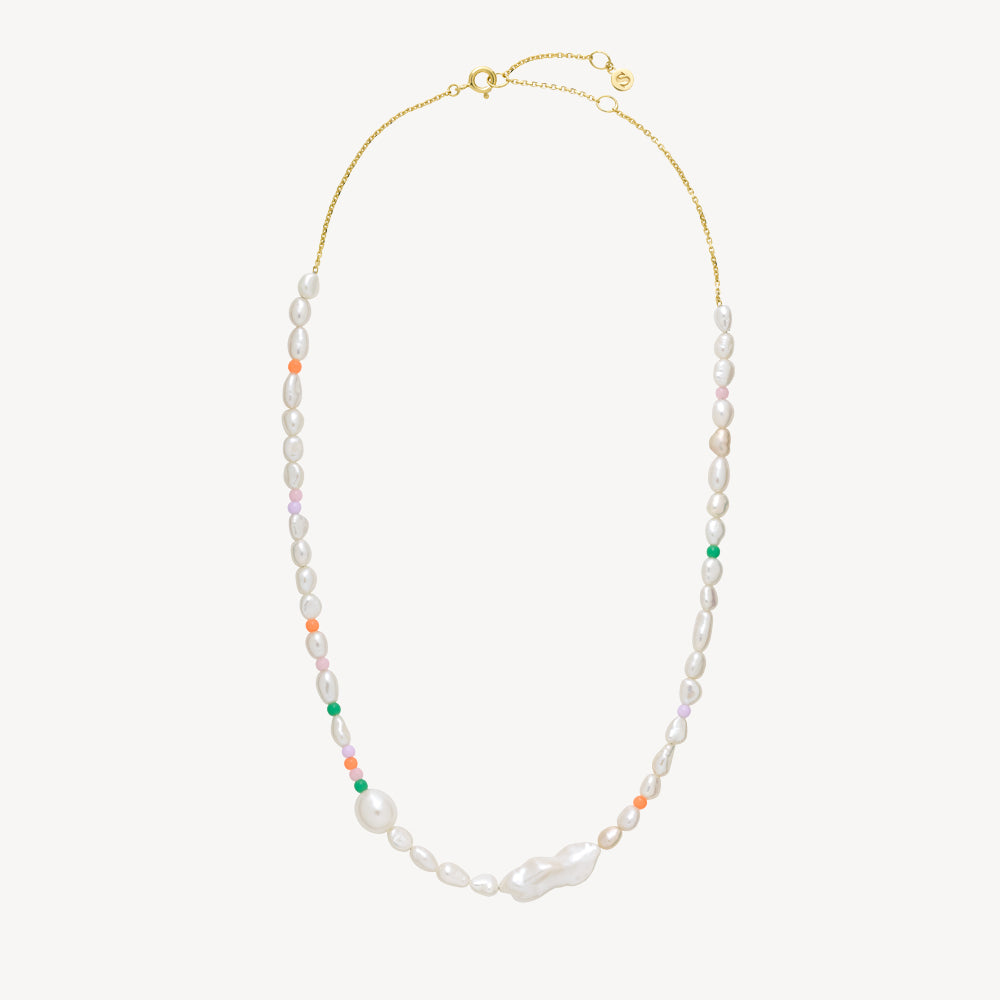 Anne Sofie Krab x Sistie - Pearl necklace Gold plated