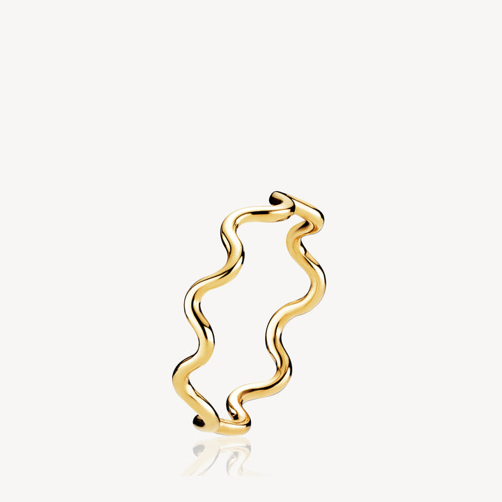 Young One Snake - Slim Ring Gold Plated