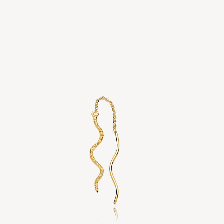 Wavy - Earring Gold plated