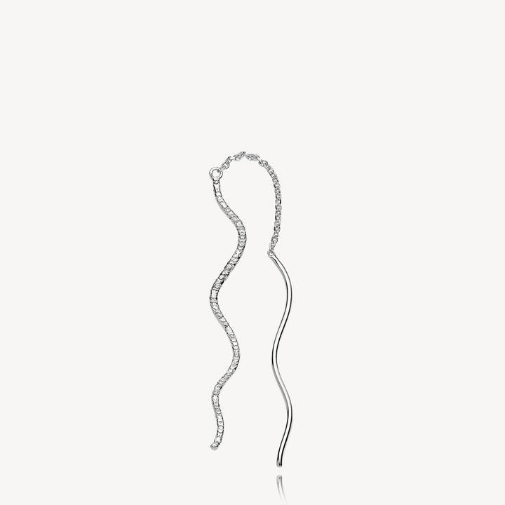 Wavy - Earring Silver